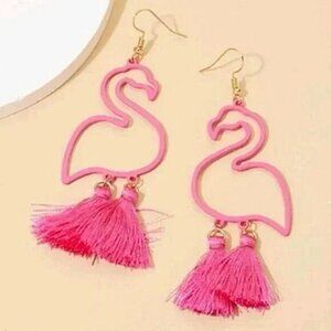 Flamingo Dangle Earrings